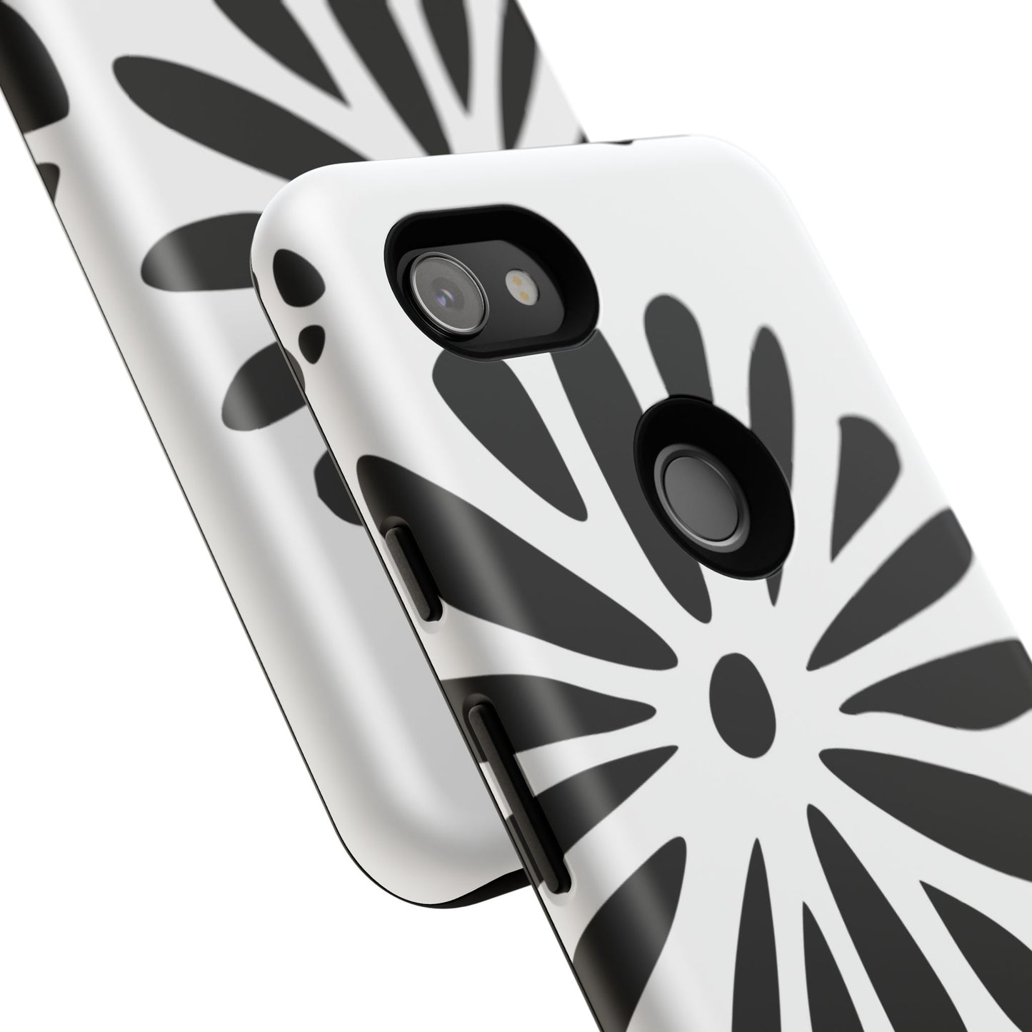 Stylish Phone Case with Floral Design, Tough Phone Cover for Her, Trendy Black and White Cell Phone Case, Unique Gift for Birthdays [...]