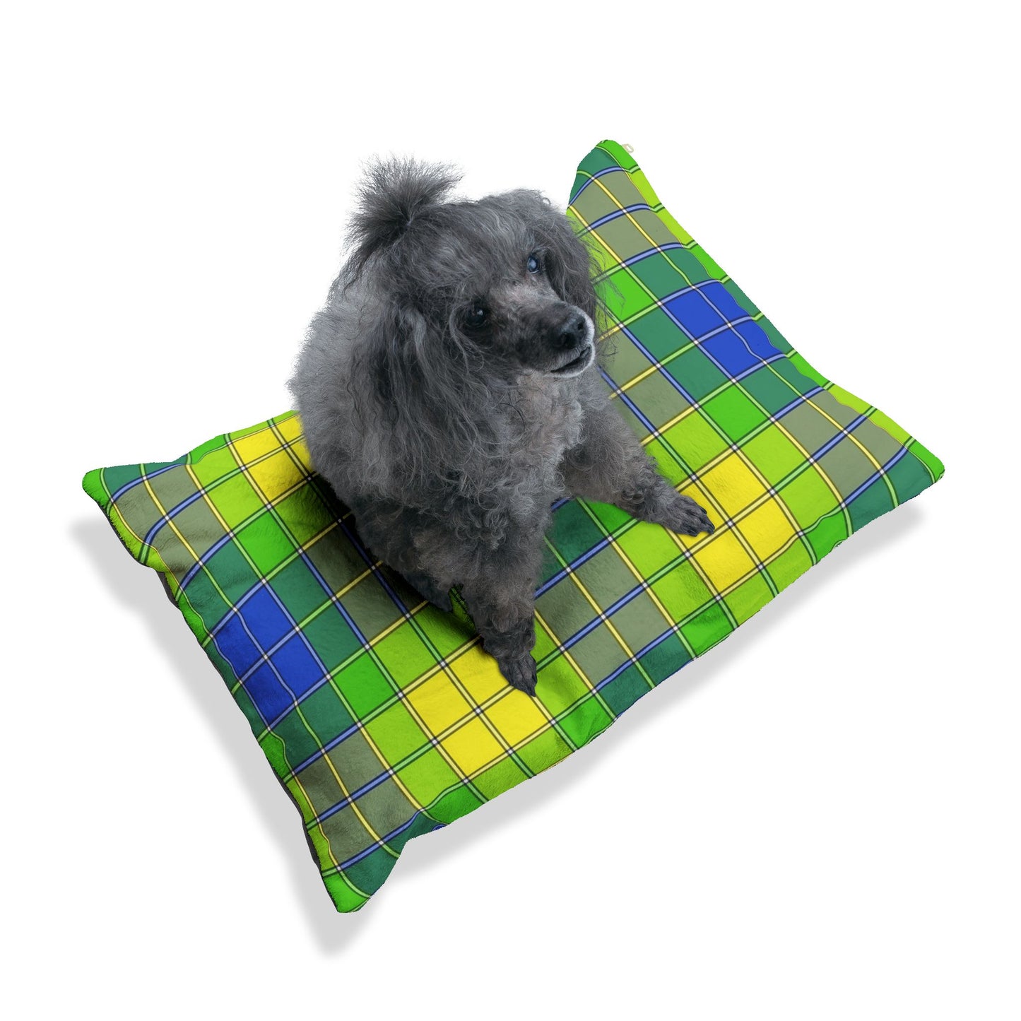 Cozy Plaid Pet Bed - Comfortable Dog Bed, Cat Cushion, Pet Lounge, Gift for Pets, Home Decor