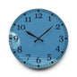 Blue Wave Acrylic Wall Clock — Modern Coastal Home Decor