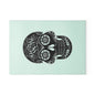 Decorative Glass Cutting Board - Sugar Skull Design, Kitchen Decor, Gift for Home Cooks, Day of the Dead, Unique Cookware