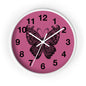 Butterfly Inspired Wall Clock | Chic Home Decor, Unique Gift for Her, Modern Timepiece, Butterfly Lover Gift, Pink Wall Clock
