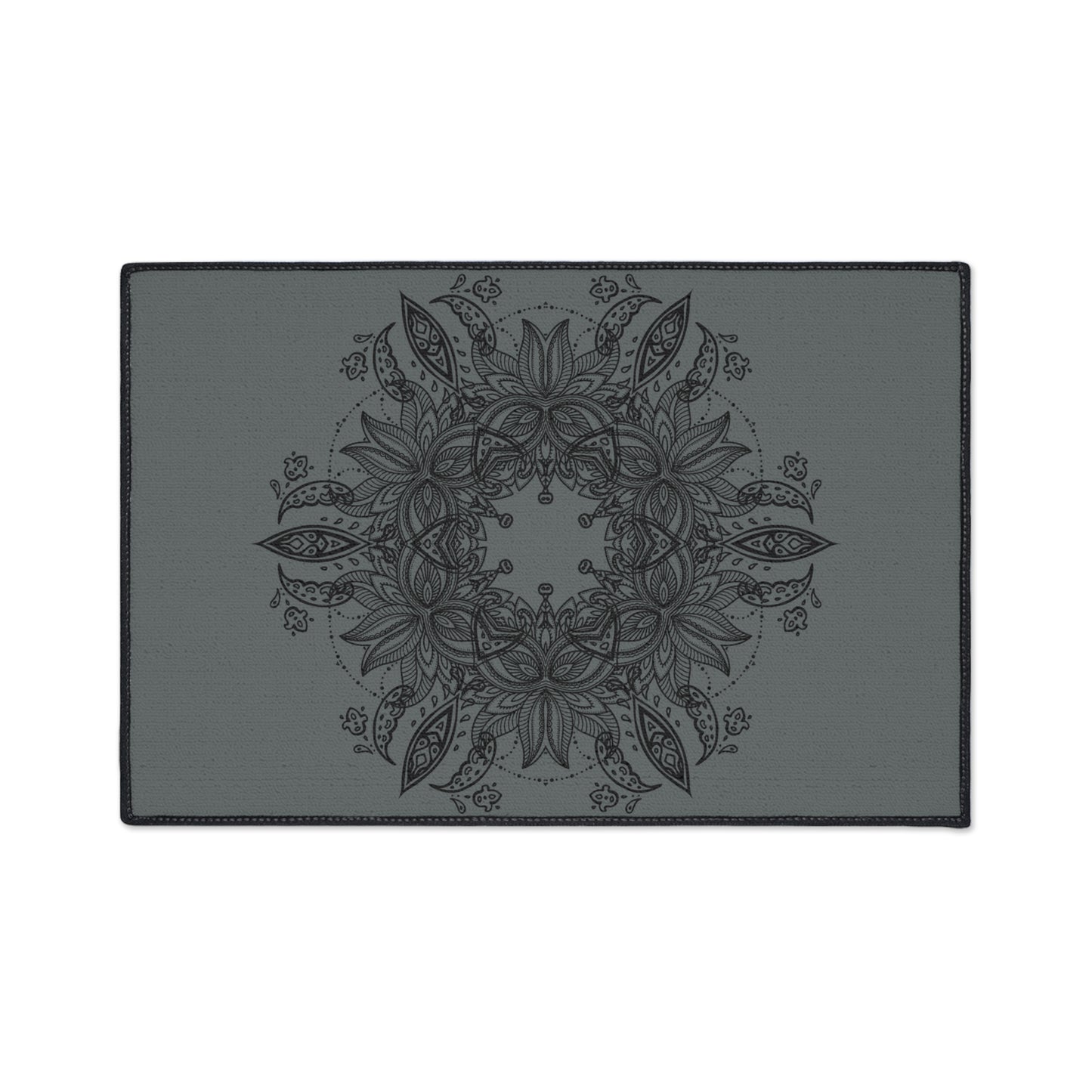 Decorative Mandala Floor Mat — Heavy Duty Non‑Slip Entry Rug