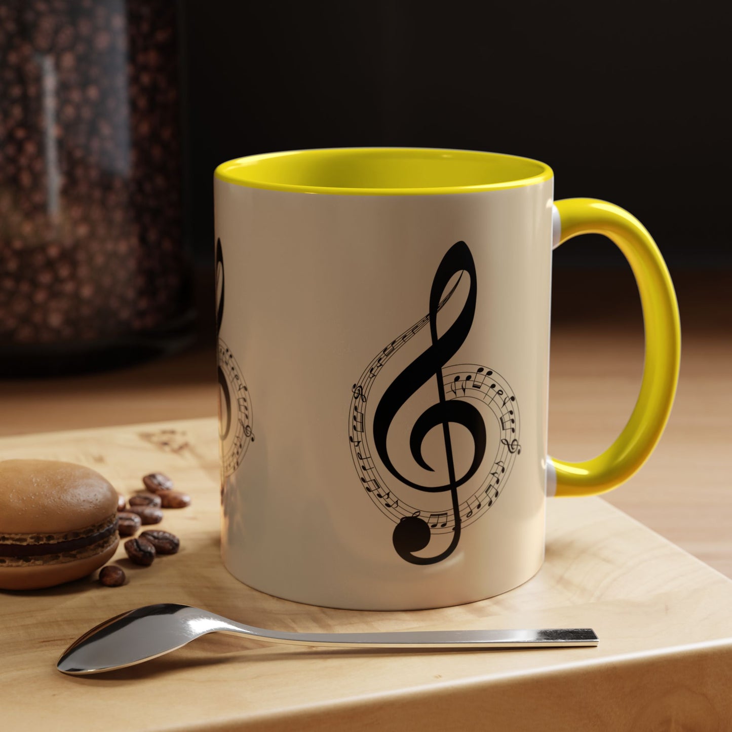 Musical Notes Coffee Mug - Perfect Gift for Music Lovers