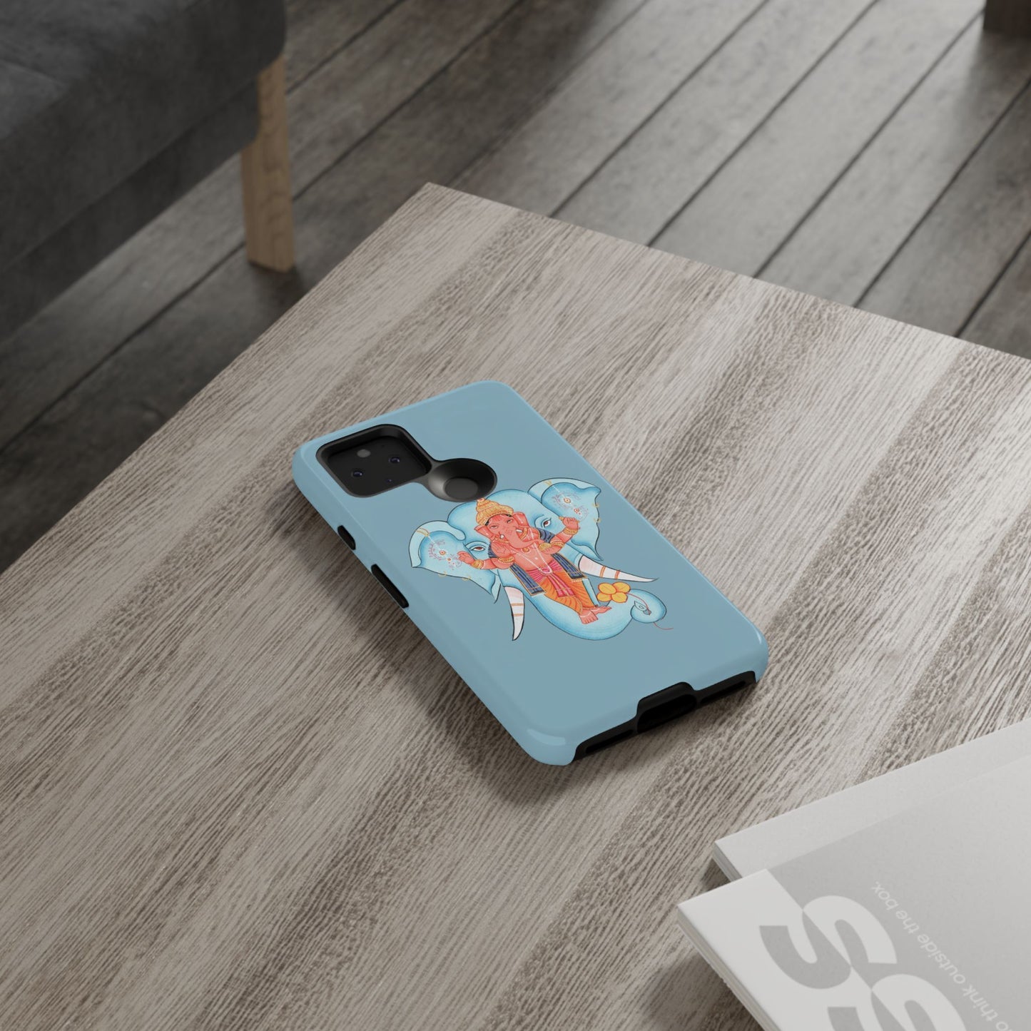 Tough Cases: Ganesh-Inspired Phone Case, Bohemian Phone Cover, Hindu Art Accessory, Festival Gift, Protective Phone Shell