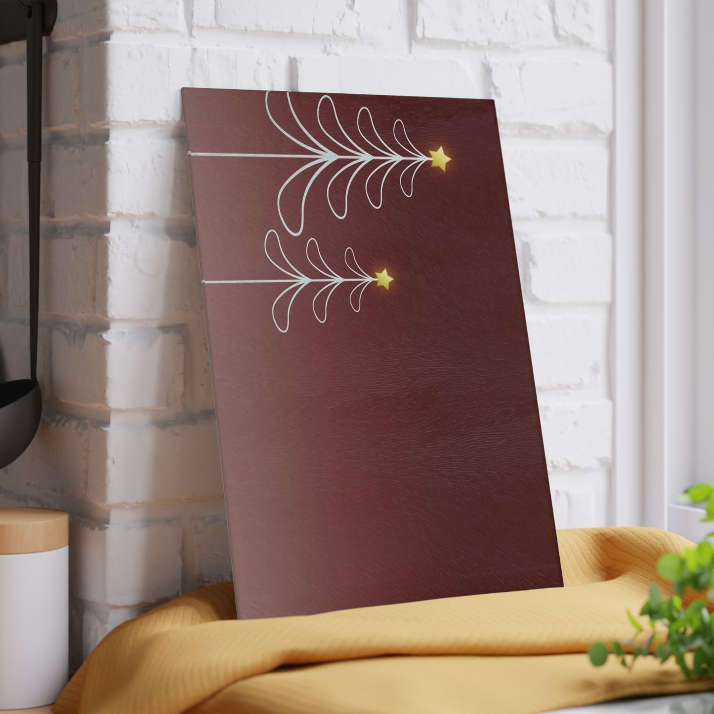 Stylish Christmas Glass Cutting Board, Festive Kitchen Decor, Holiday Gift for Chefs, Unique Home Gift, Winter Cooking Accessory, [...]