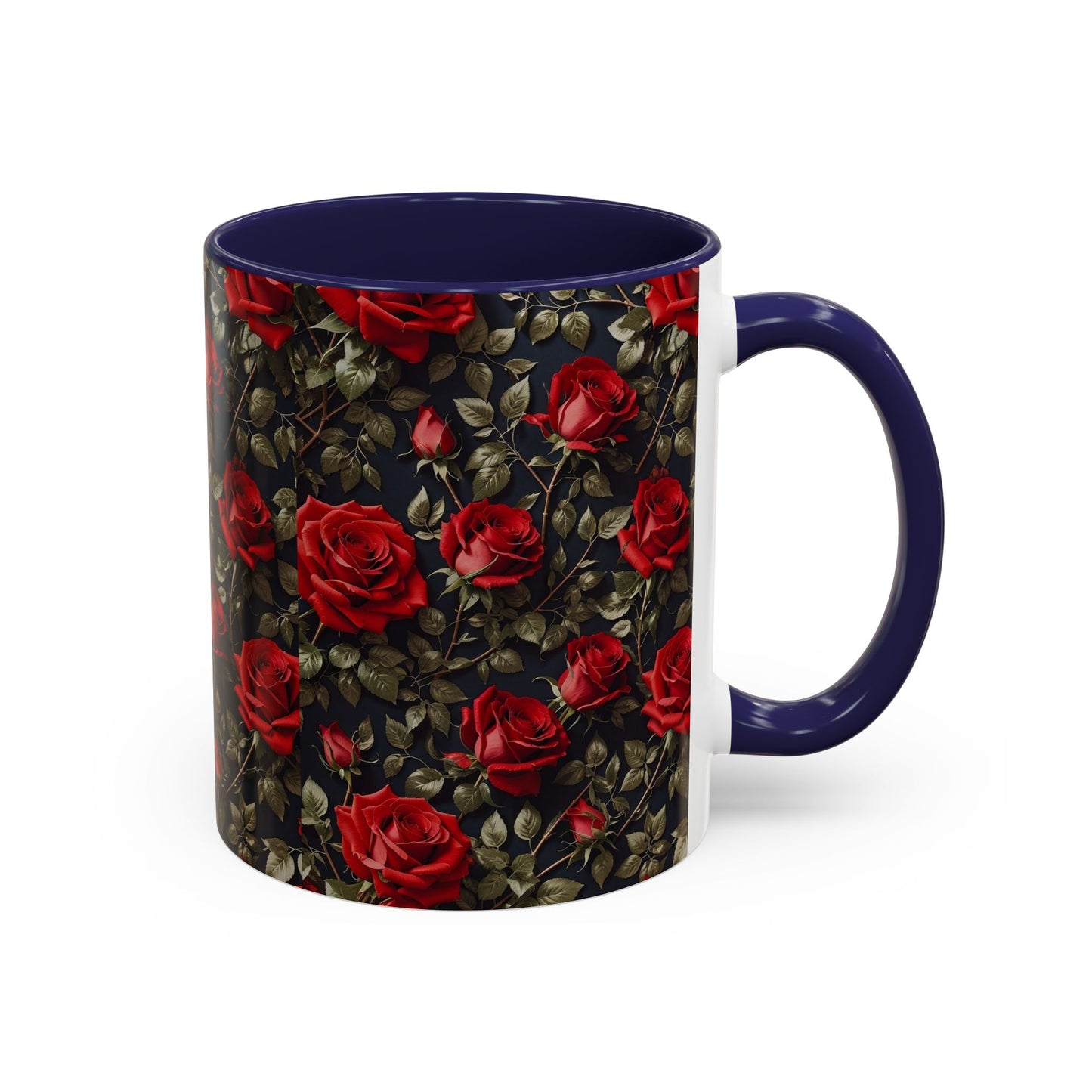 Elegant Floral Accent Coffee Mug - Perfect for Garden Lovers, Home Decor, Gift for Her, Tea Lovers, Mother's Day