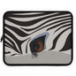 Stylish Zebra Eye Laptop Sleeve | Unique Computer Case, Gift for Students, Trendy Tech Accessory, Animal Print Protection