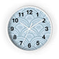 Coastal Blue Art Deco Wall Clock