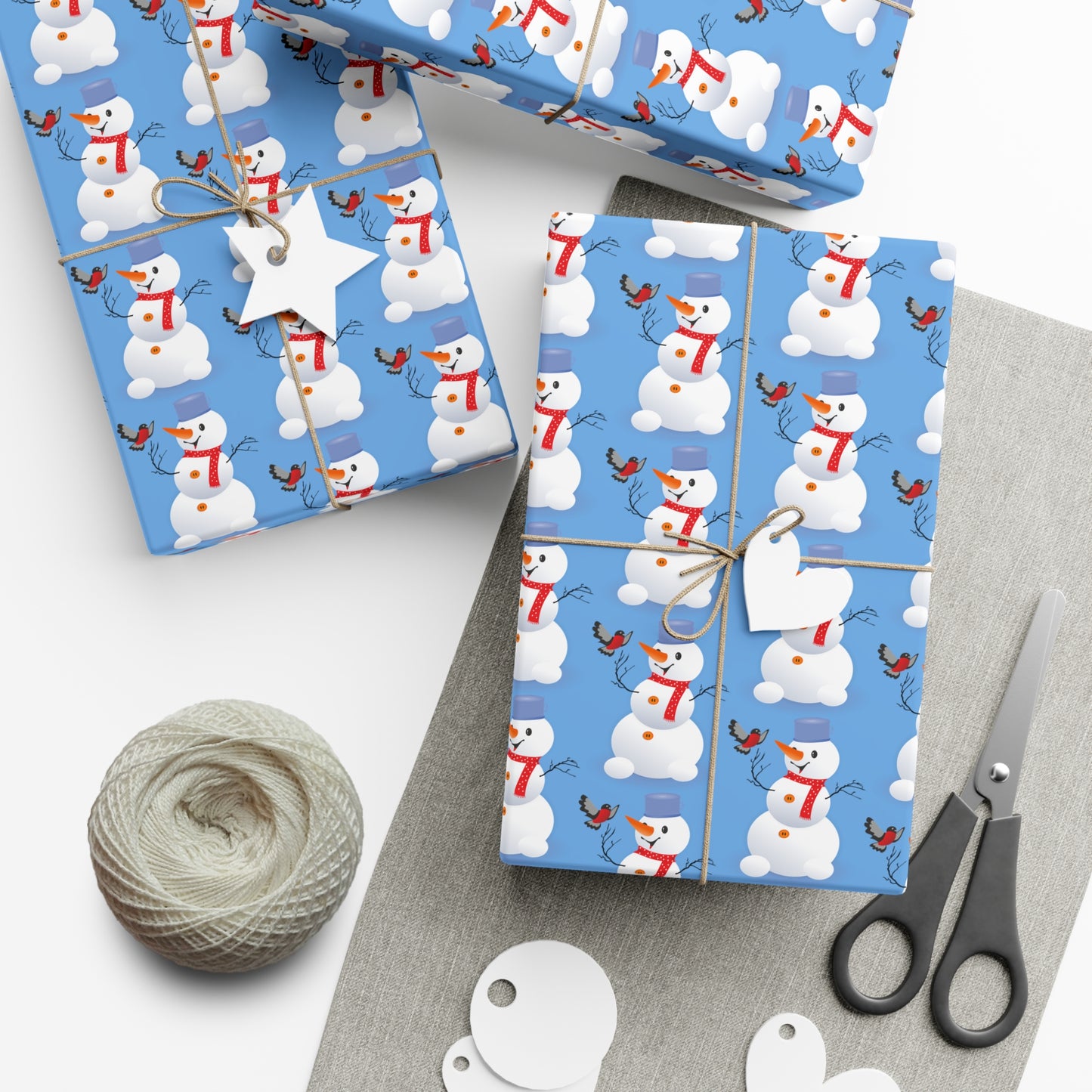 Snowman Gift Wrap Papers for Holiday Cheer, Christmas, Winter Parties, Eco-Friendly Wrapping, Festive Gifts, Seasonal Celebrations