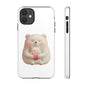 Cute Bear Phone Case, Tough Cases, Animal Lover Gift, Kids Accessories, Mother’s Day, Heartwarming Design