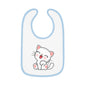 Cute Cat Baby Bib, Adorable Baby Accessories, Cat Lover Gift, Toddler Feeding Essential, Baby Shower Present, Fun Mealtime Gear