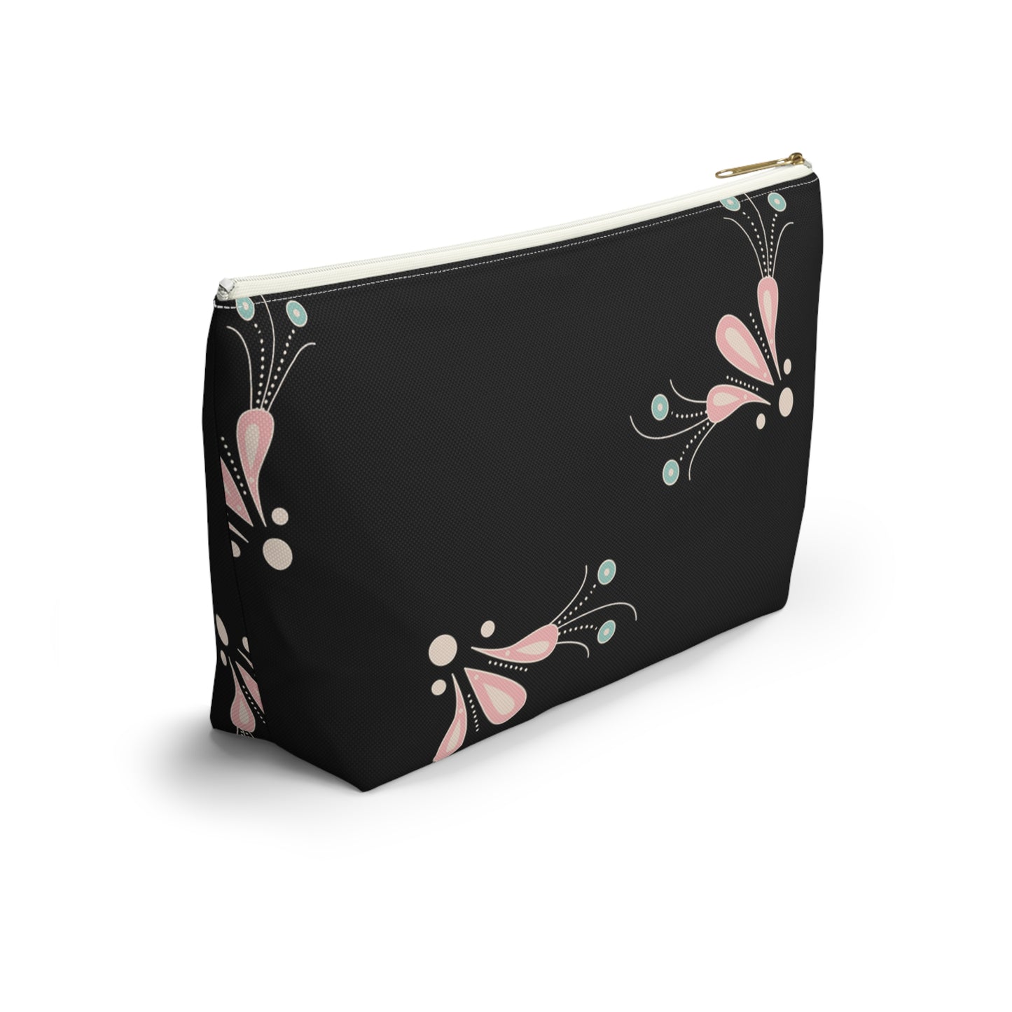 Chic Cosmetic Bag, Stylish Accessory Pouch, Makeup Organizer, Gift for Her, Floral Print Travel Case