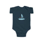 Nautical Cat Baby Bodysuit, Cute Baby Outfit, Infant Sailing Gift, Newborn Clothes, Adorable Baby Onesie, Unique Baby Shower Present