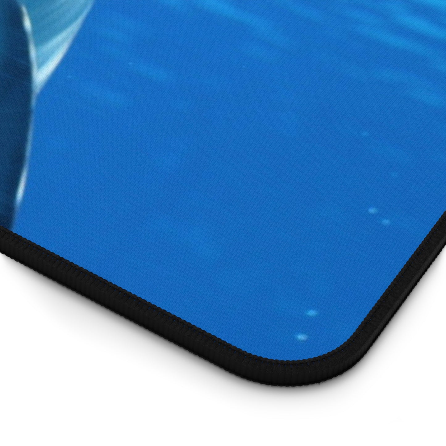 Dolphin Desk Mat — Playful Ocean Blue Mouse Pad
