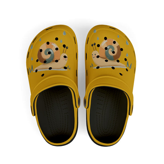 Snail-Themed Kid's EVA Foam Clogs