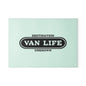 Van Life Glass Cutting Board - Perfect Gift for Travelers, Kitchen Decor, Campsite Cooking, RV Living, Adventure Enthusiasts