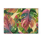Tropical Leaf Glass Cutting Board, Kitchen Decor, Gift for Home Chefs, Nature Lover Cutting Board, Housewarming Gift