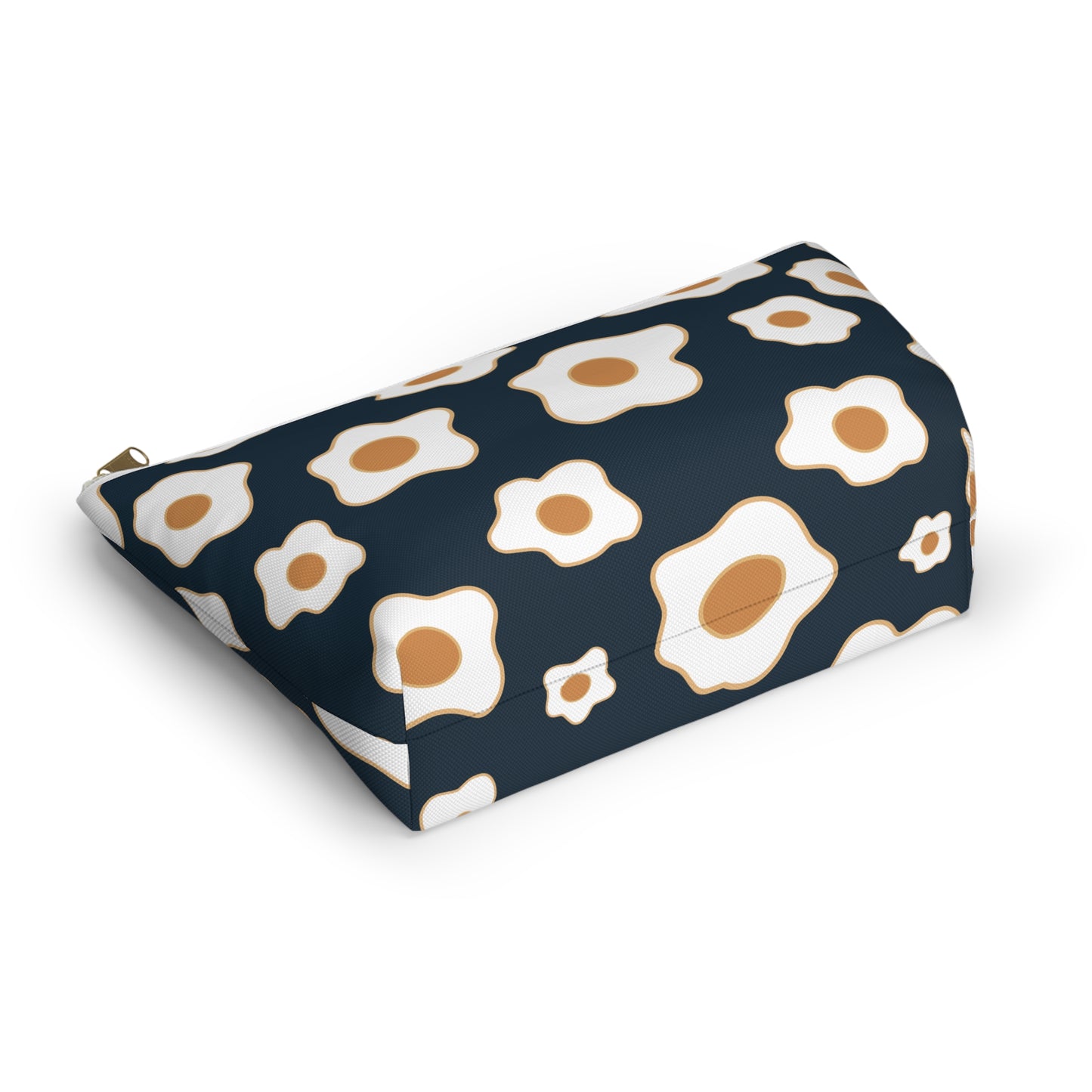 Egg Pattern Accessory Pouch | Cute Makeup Bag, Travel Organizer, Gift for Her, Egg Lover, Fun Pouch, Floral Cosmetic Bag