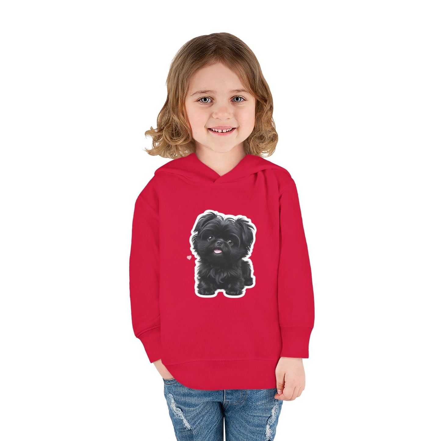 Cute Toddler Hoodie with Adorable Dog Design, Baby Gift, Winter Wear, Kids Sweatshirt, Comfortable Pullover
