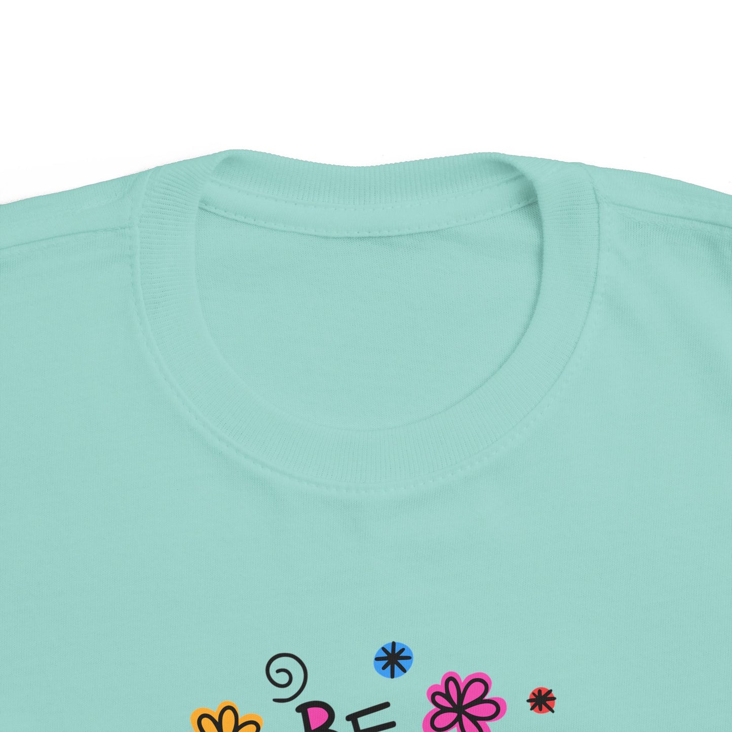 Whimsical Toddler Tee - 'Be Kind' Design, Cute Kids' Shirt, Floral Graphic Tee, Toddler Gift, Inspirational Apparel