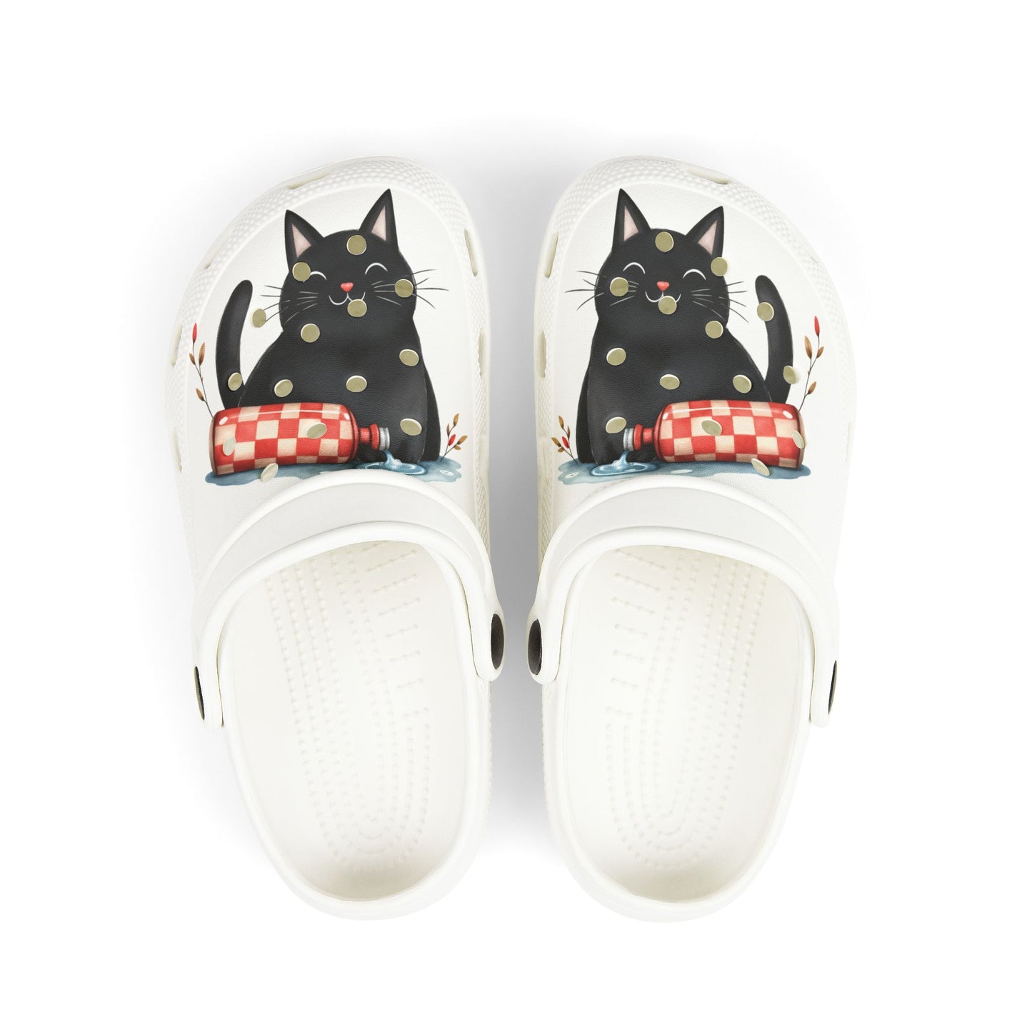 Whimsical Kids' Clogs with Playful Cat Design, Fun Footwear for Kids, Summer Play, Birthday Gift, Cute Garden Shoes, Easy to Clean