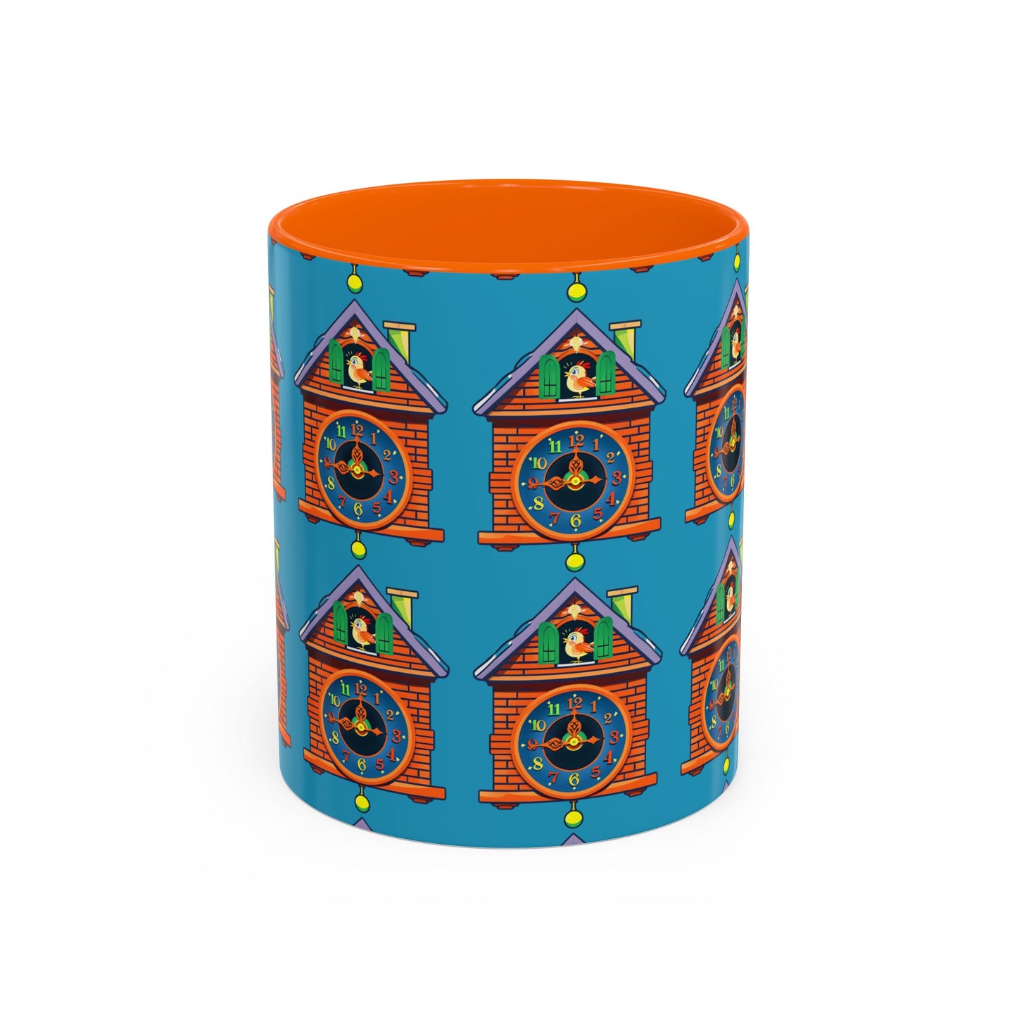 Whimsical Clock House Coffee Mug Unique Gift for Home Decor