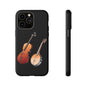 Musical Instrument Phone Case - Violin & Banjo Design, Music Lover Gift, Unique Phone Cover, Holiday Gift, Durable Tough Cases