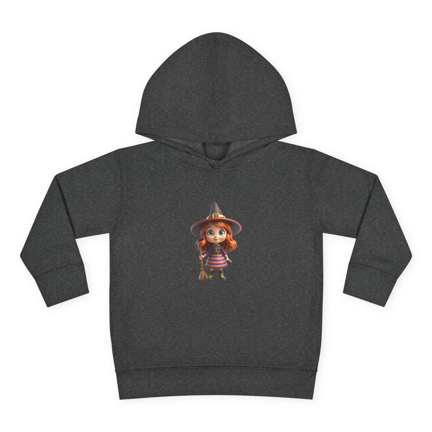 Toddler Witch Fleece Hoodie, Cute Kids Pullover, Halloween Costume, Cozy Toddler Apparel, Spooky Season Gear, Gift for Little Ones