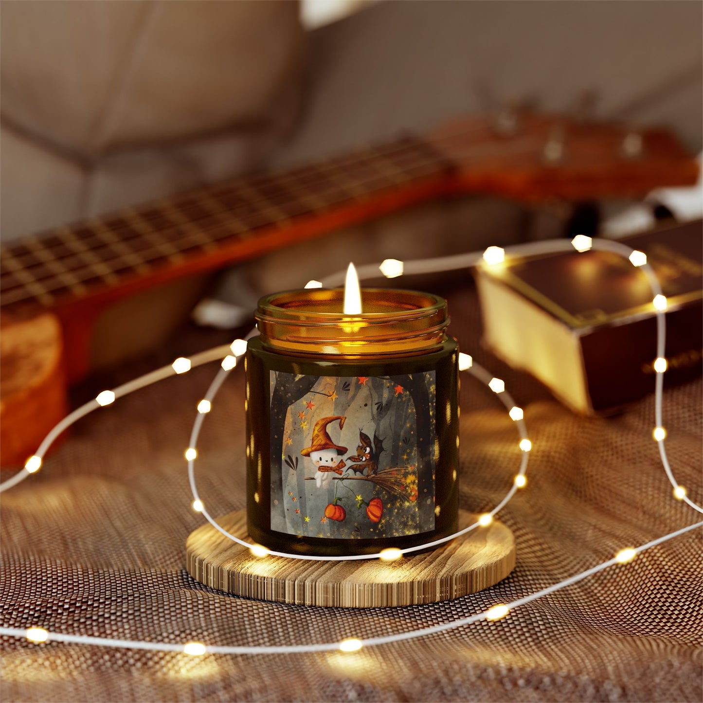 Cozy Autumn Scented Candles - Coconut Apricot Wax, Fall Decor, Thanksgiving Gifts, Relaxation, home fragrance, artisanal candles