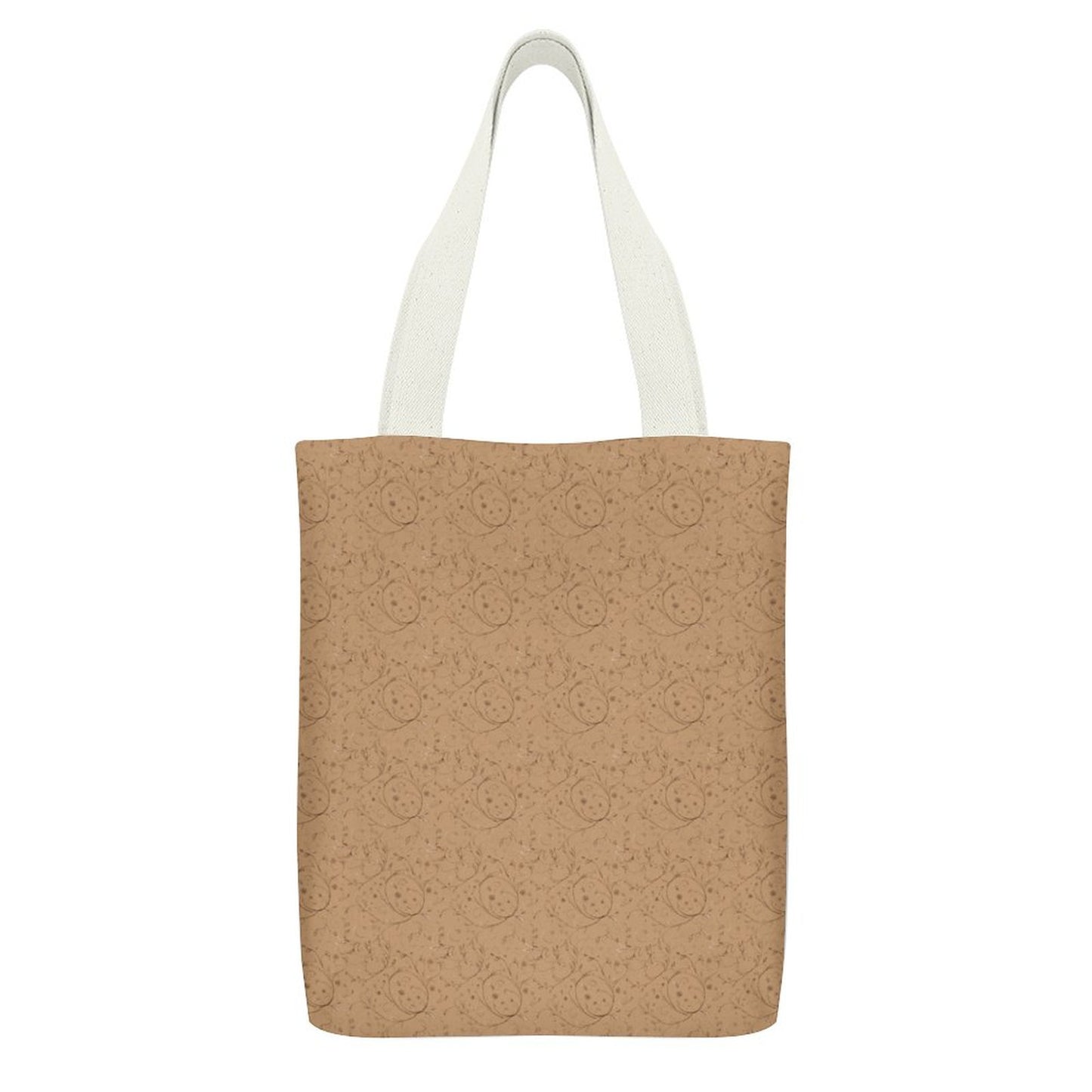 Canvas Material Tote Bags with Interior Pocket (Dual-sided Printing)