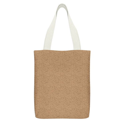 Canvas Material Tote Bags with Interior Pocket (Dual-sided Printing)