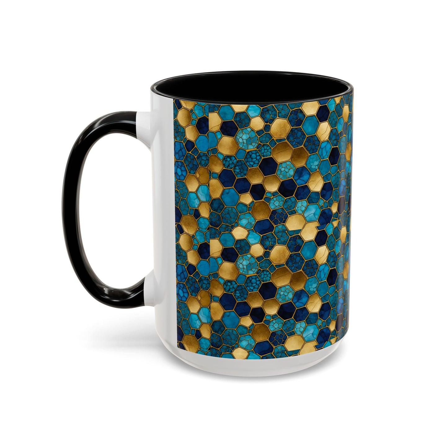 Textured Geometric Accent Coffee Mug, Unique Coffee Cup, Home Decor, Gift for Coffee Lovers, Modern Kitchenware