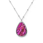 Oval Necklace - Pink