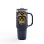 Gothic Skull Insulated Travel Mug, 40oz - Perfect for Coffee, Gifts, Halloween,