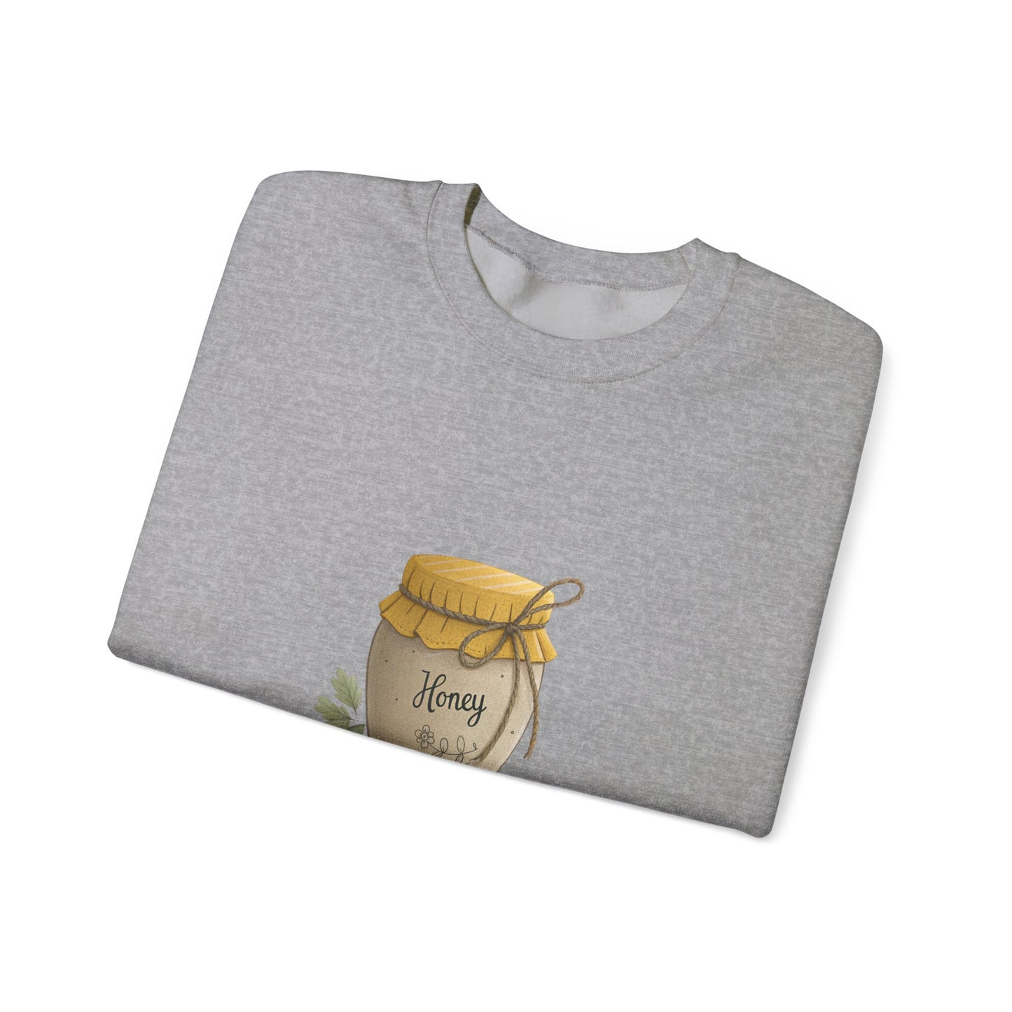 Honey Jar Sweatshirt, Cozy Gift, Fall Fashion, Unisex Apparel, Sweetheart Gift, Cute Sweatshirt