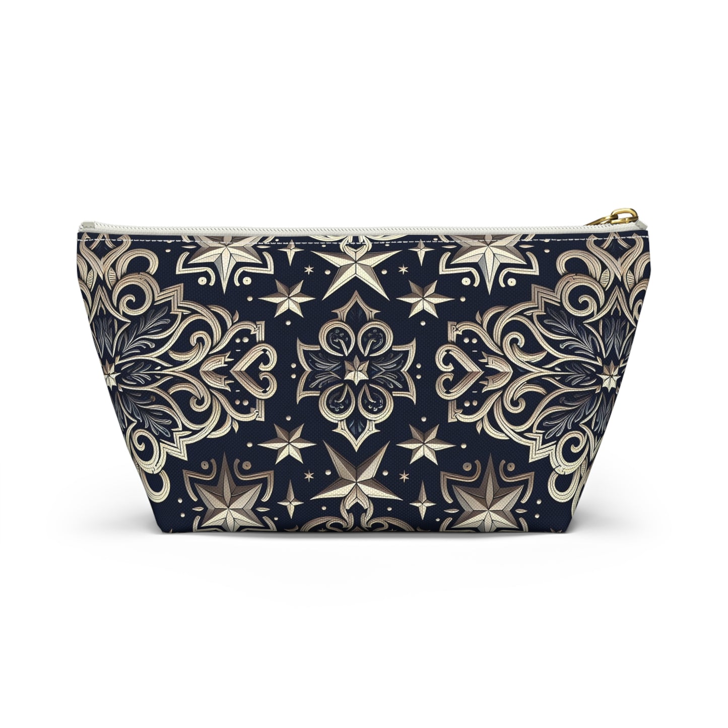 Elegant Starry Pattern Accessory Pouch | Makeup Bag, Travel Organizer, Gift for Her, Stylish Storage, Cosmetology Essentials