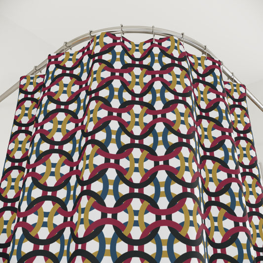 Stylish Shower Curtains, Bohemian Bathroom Decor, Unique Gift for Home, Colorful Patterns, Modern Interior Design