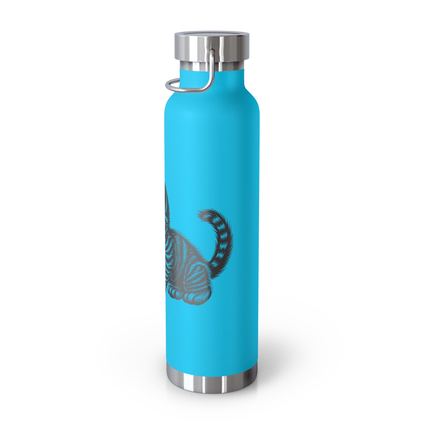 Cat and Butterfly Insulated Water Bottle, Cute Animal Flask, Travel Mug, Gift for Cat Lovers, Eco-Friendly Beverage Container