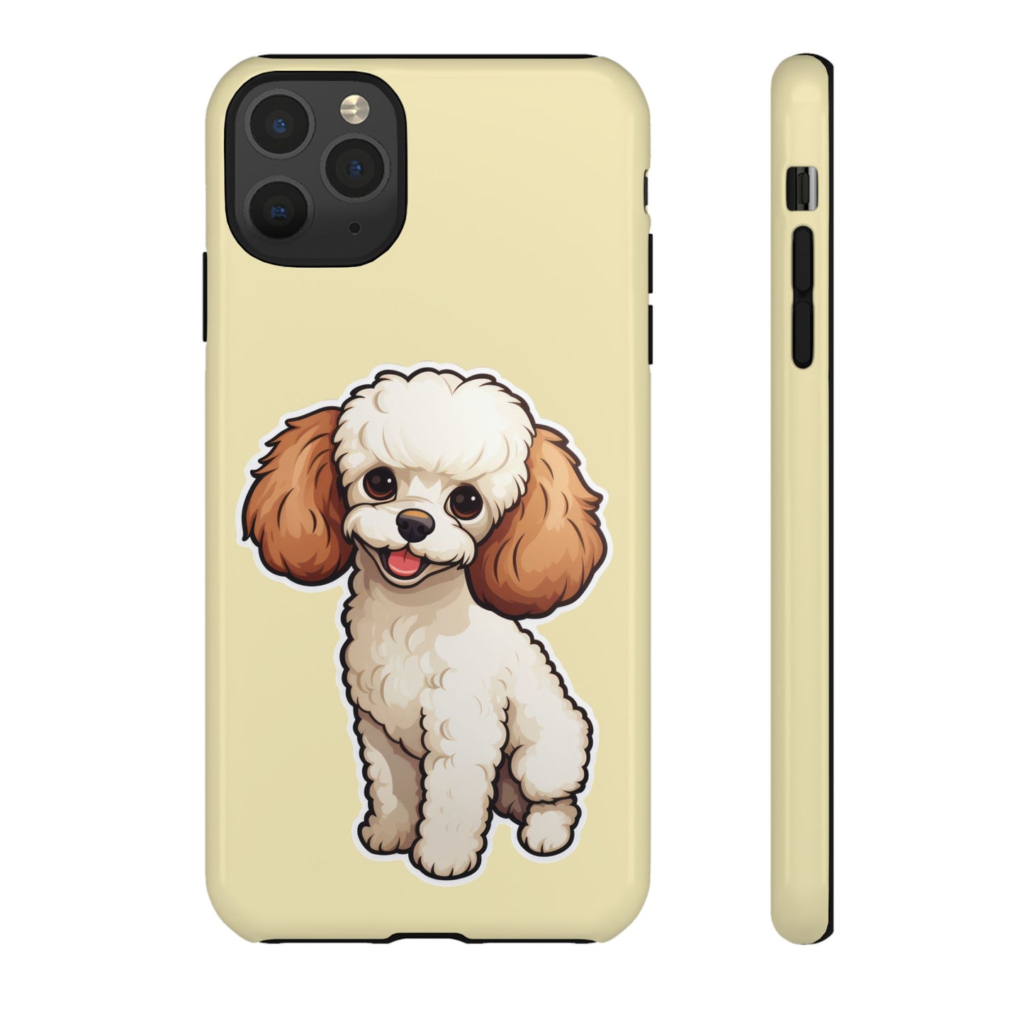 Cute Dog Phone Case, Pet Lover Gift, Custom Phone Cover, Cartoon Dog Case, Durable Phone Accessory