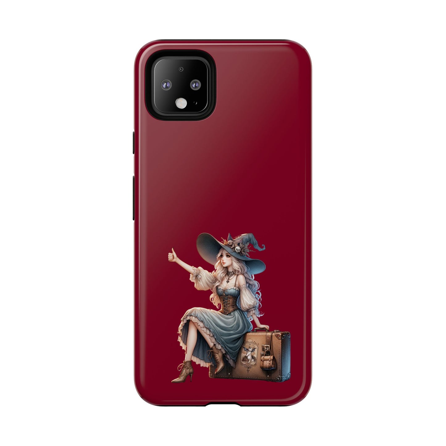 Witchy Phone Case - Magical, Durable - Halloween Gift, Cosplay Accessory, Cute Witch Design