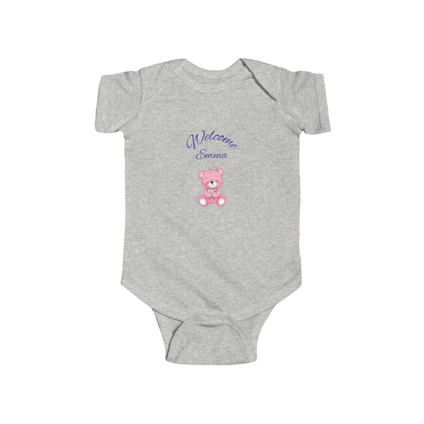 Welcome Emma Baby Bear Bodysuit