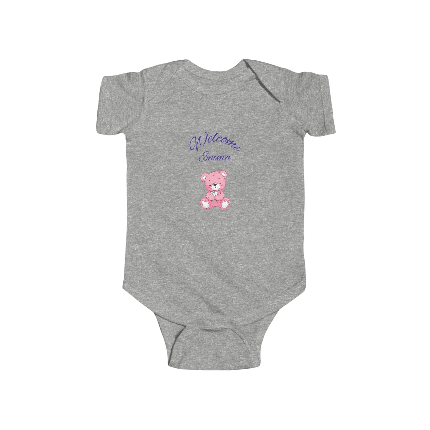 Welcome Emma Baby Bear Bodysuit