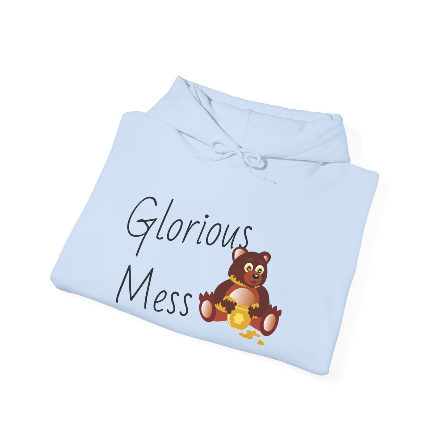 Glorious Mess Hoodie | Cute Bear Sweatshirt | Cozy Unisex Pullover for All Seasons | Perfect Gift for Friends & Birthdays | Funny [...]