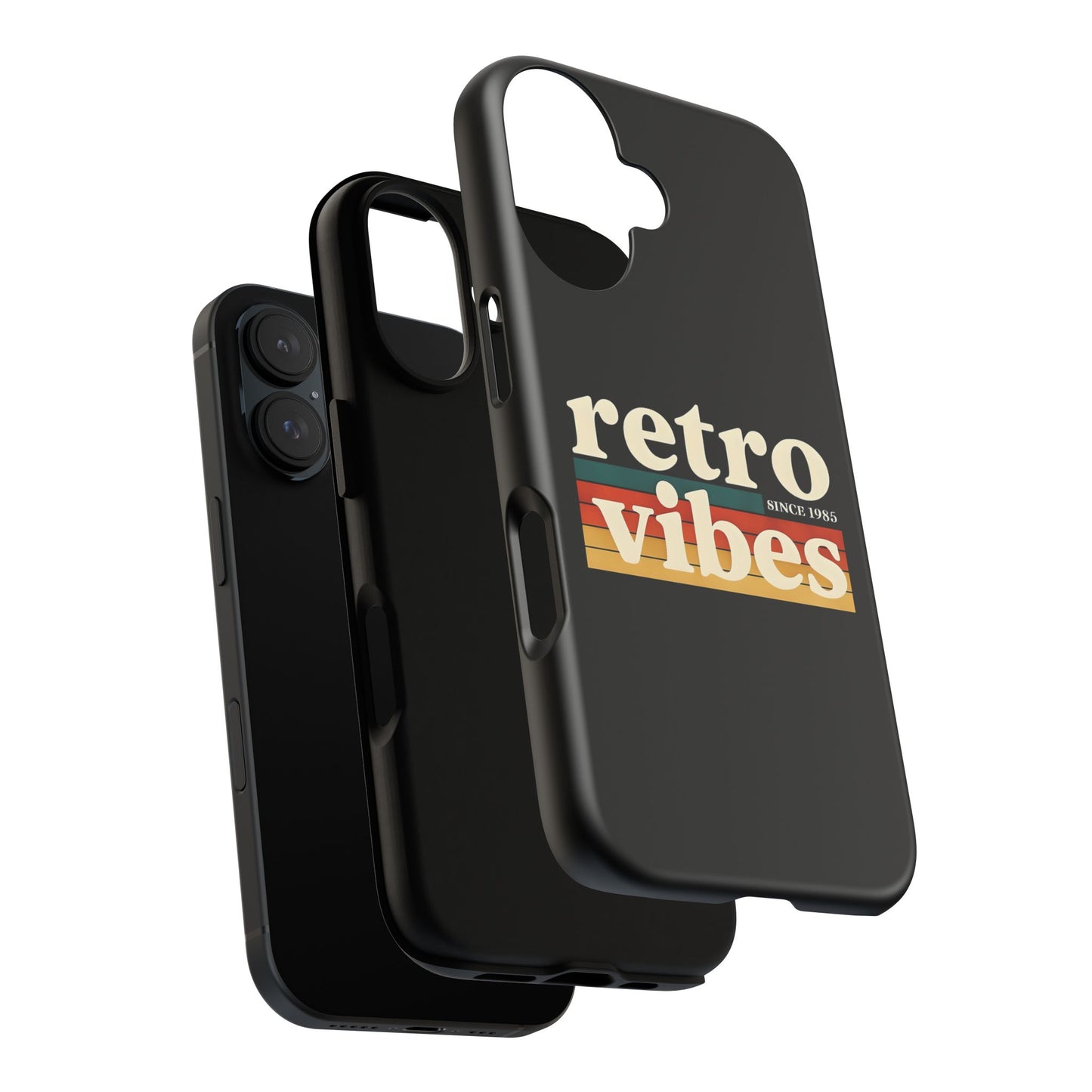 Retro Vibes Phone Case, Tough Phone Cover, Vintage Style Case, Gift for Music Lovers, Retro Aesthetic Accessory