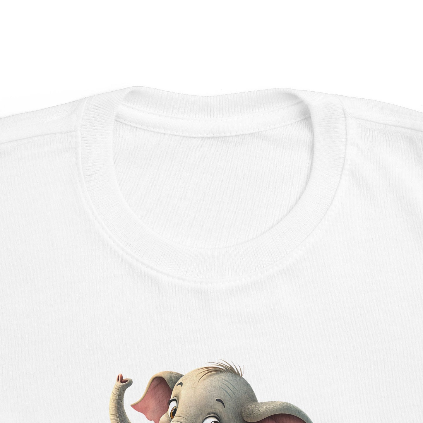 Cute Elephant Toddler Tee, Fun Summer Shirt, Kids Beachwear, Adorable Gift for Ages 2-5, Playful Animal Apparel