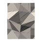Modern Geometric Arctic Fleece Blanket, Cozy Throw Blanket, Home Decor, Gifts for Her, Minimalist Blanket, Warm Sofa Accessory