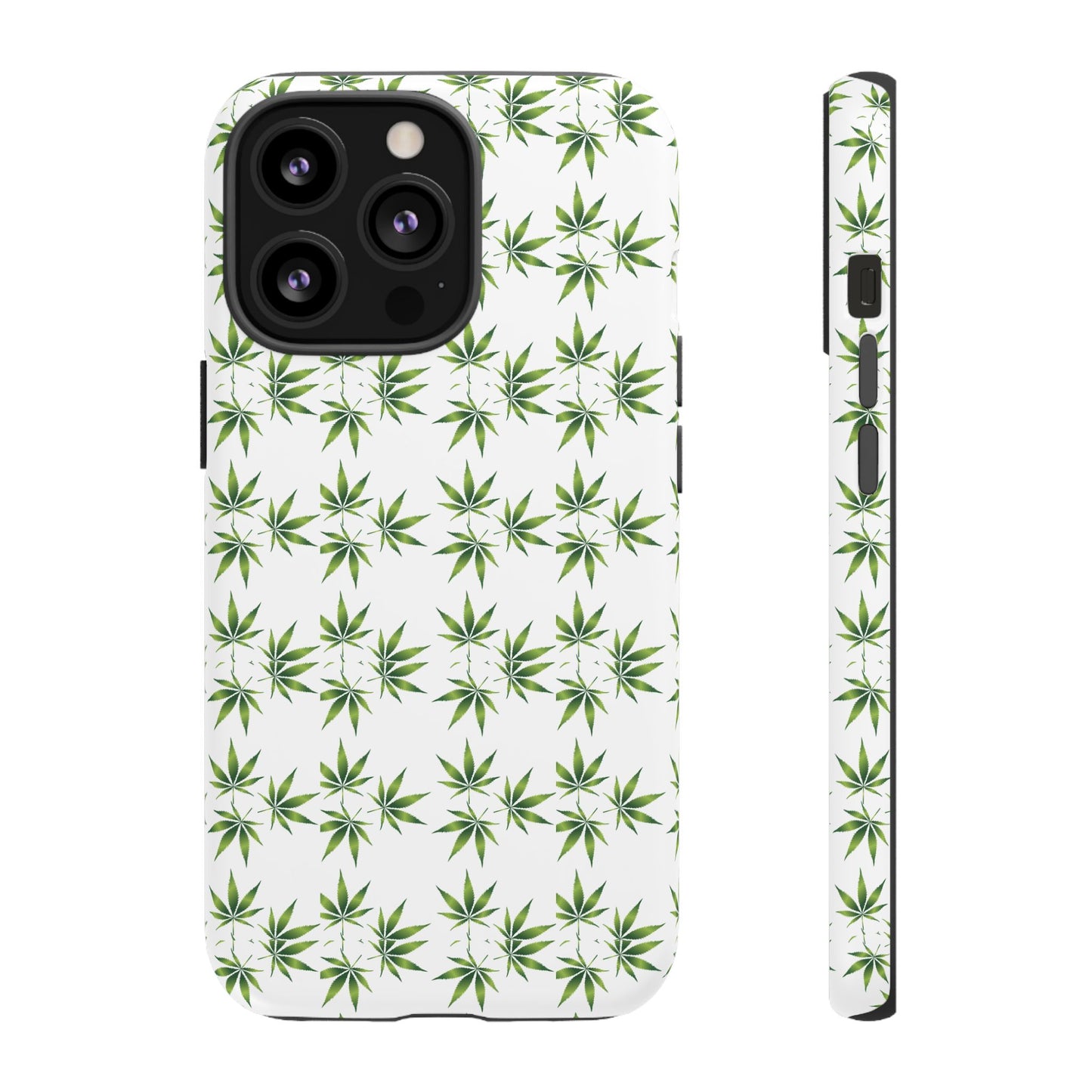 Stylish Phone Case with Cannabis Leaf Design, Durable Phone Cover, Gift for Stoner Friends, Unique Phone Accessory, Nature-Inspired Design