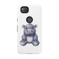 Cute Hippo Phone Case, Unique Tough Cases, Animal Lover Gift, Cute Animal Design, Baby Animal Phone Accessory