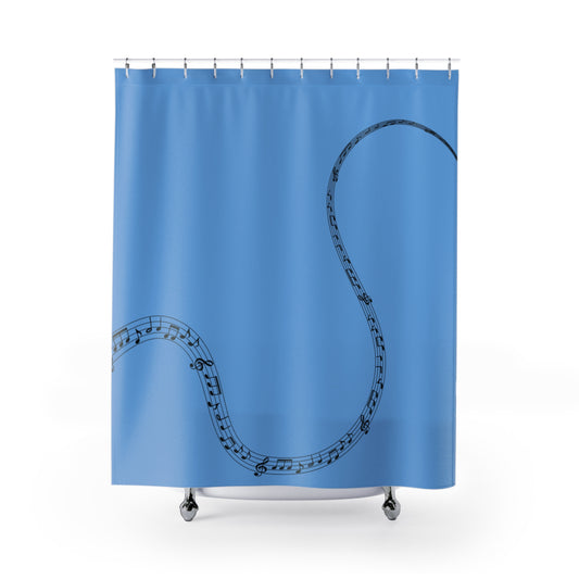Copy of Musical Notes Shower Curtain, Elegant Bath Decor for Music Lovers, Bathroom Accessory, Gift for Musicians, Home Improvement