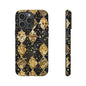 Elegant Gold & Black Phone Case for Tough Protection